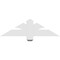 Ekena Millwork Redmond Architectural Grade PVC Gable Bracket, 36"W x 10 1/2"H x 2"D x 4"F, 7/12 Pitch GBP036X11X0204RED00 - alternate 2